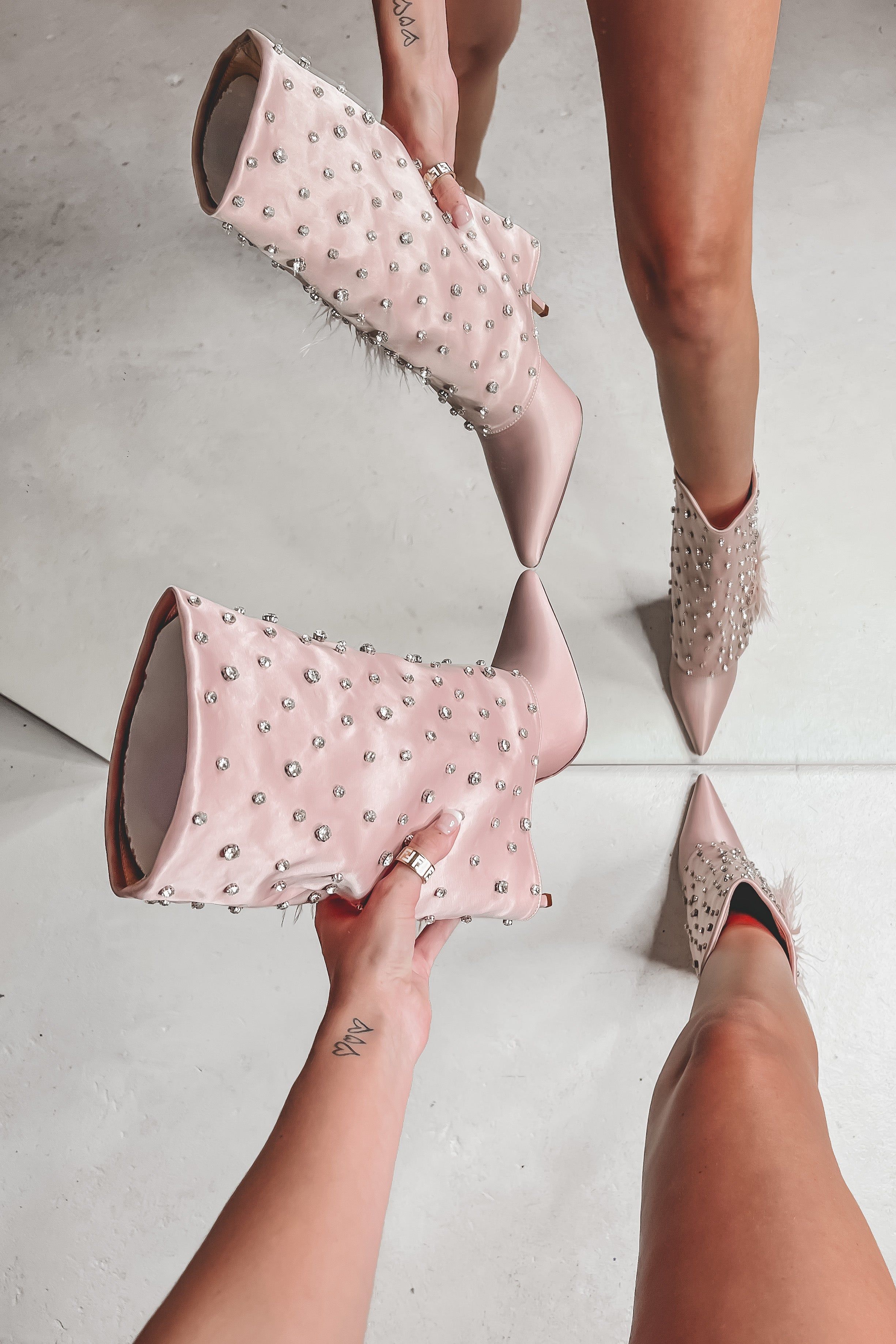 DEAL Giving Elegant And Extra Rhinestone Boot sold by Amazing Lace product image thumbnail 2