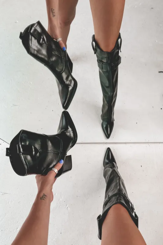 DEAL Wear What You Want Moto Western Convertible Boots sold by Amazing Lace