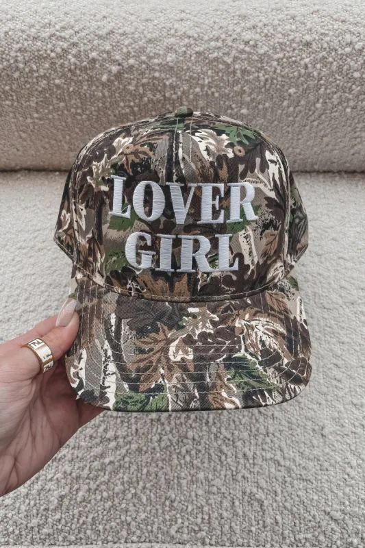 Lover Girl Camo Trucker Hat sold by Amazing Lace