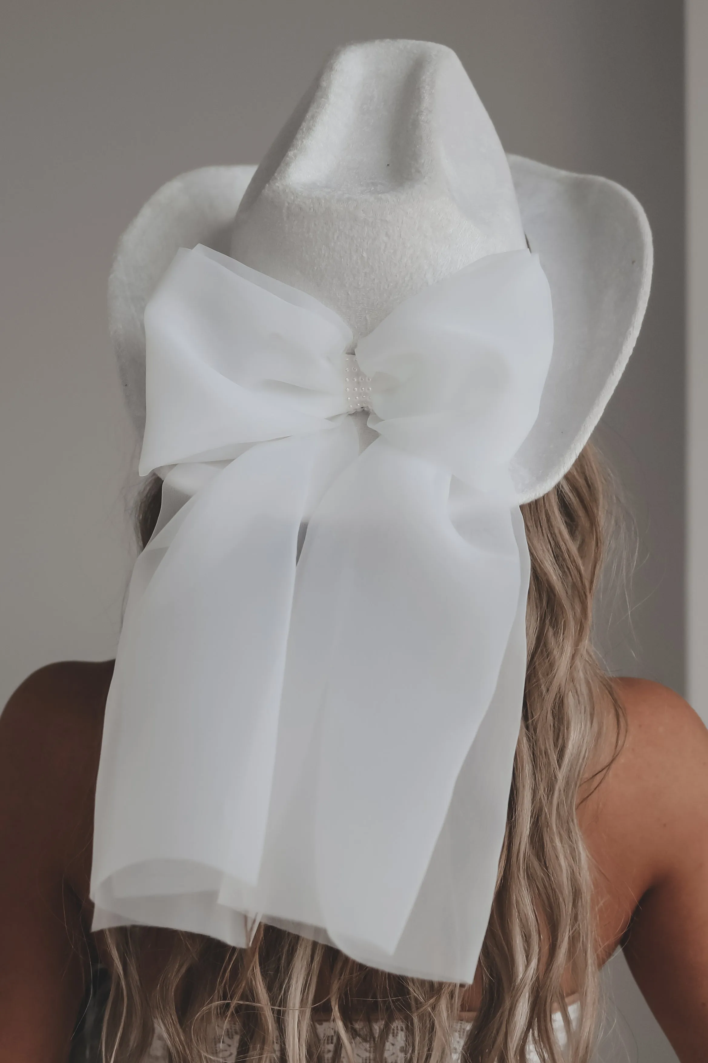 The Brides Last Yeehaw White Cowgirl Hat sold by Amazing Lace product image thumbnail 5