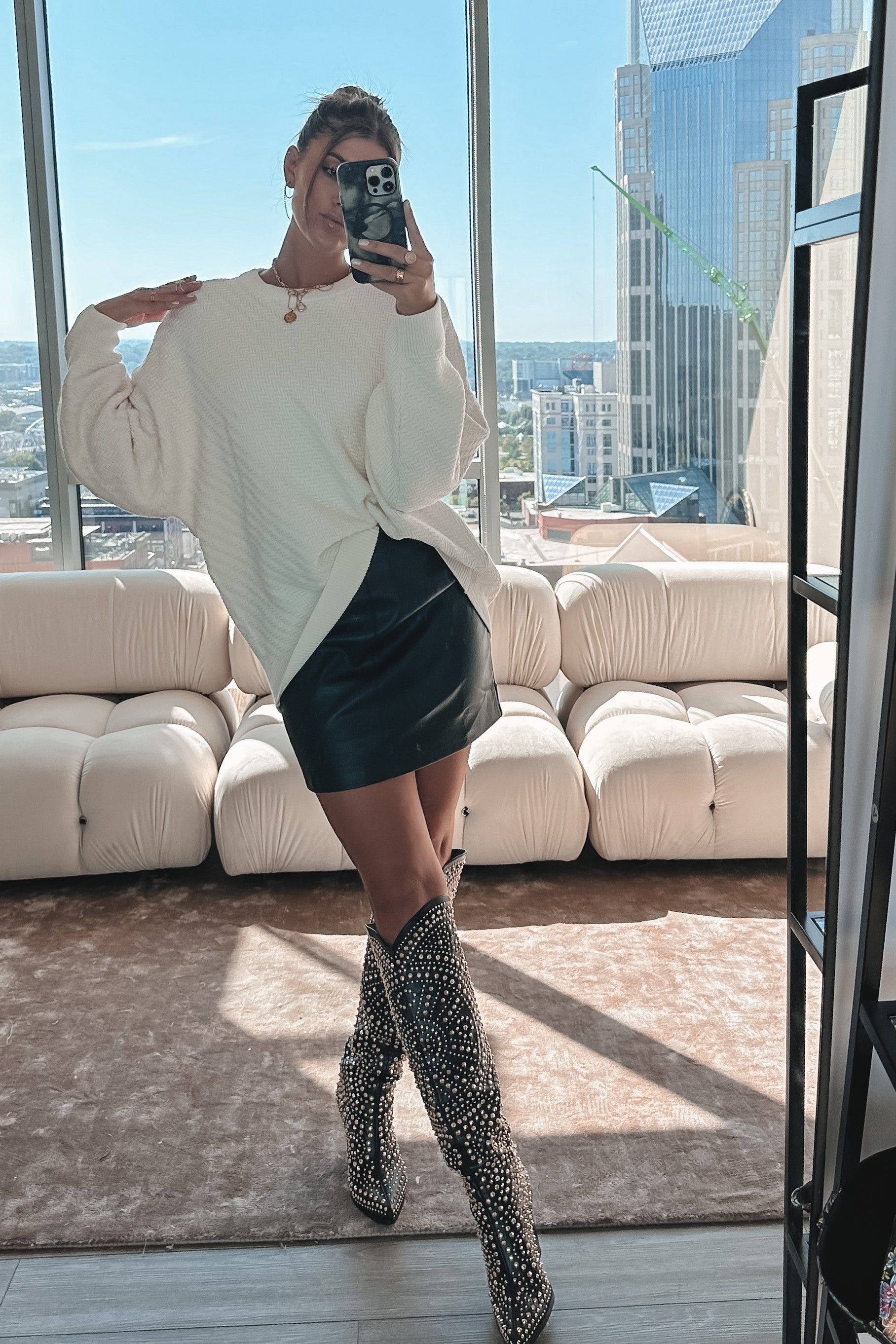 DEAL MINKPINK Lani Pu Mini Skirt sold by Amazing Lace product image thumbnail 5