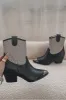 DEAL Speak For Themselves Black Rhinestone Bootie sold by Amazing Lace