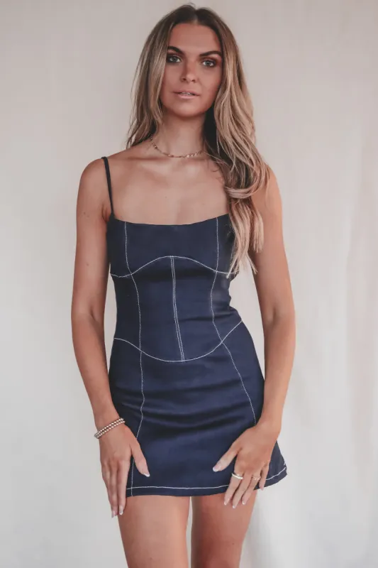 DEAL This Is How I Denim Mini Dress sold by Amazing Lace