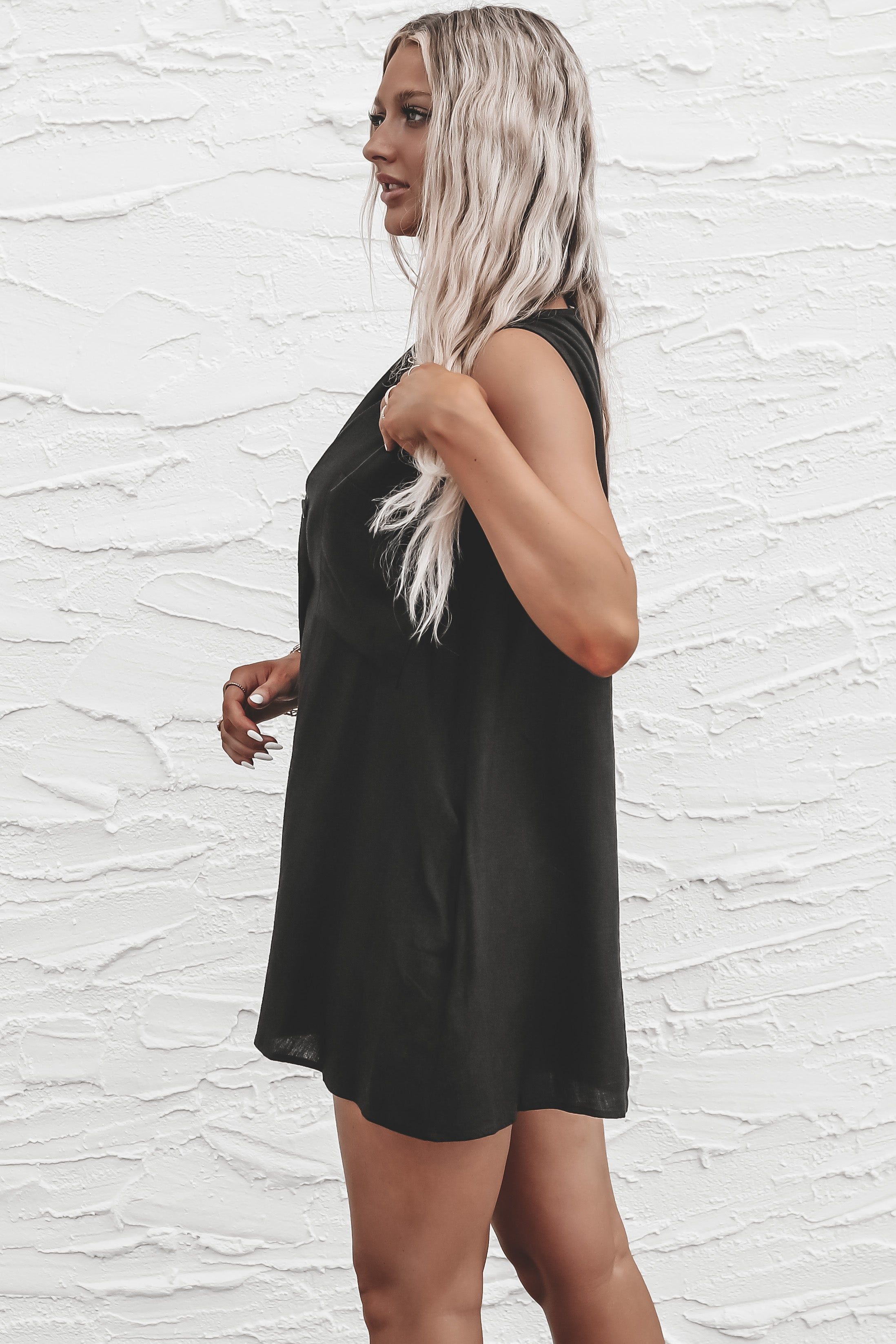 The Best Of The Best Button Up Black Romper sold by Amazing Lace product image thumbnail 3