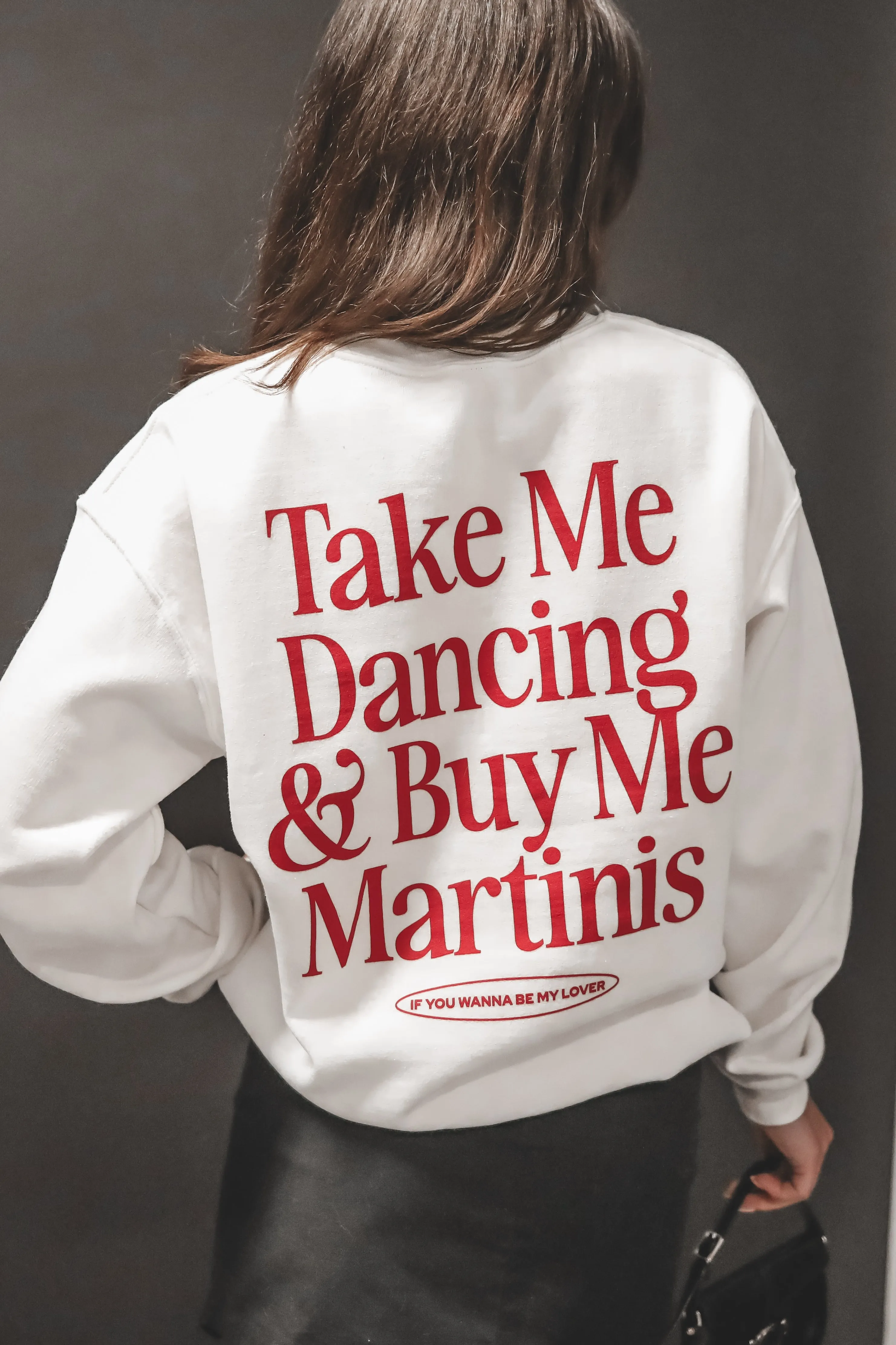 Make It Dirty Graphic Martini Pullover sold by Amazing Lace product image thumbnail 2