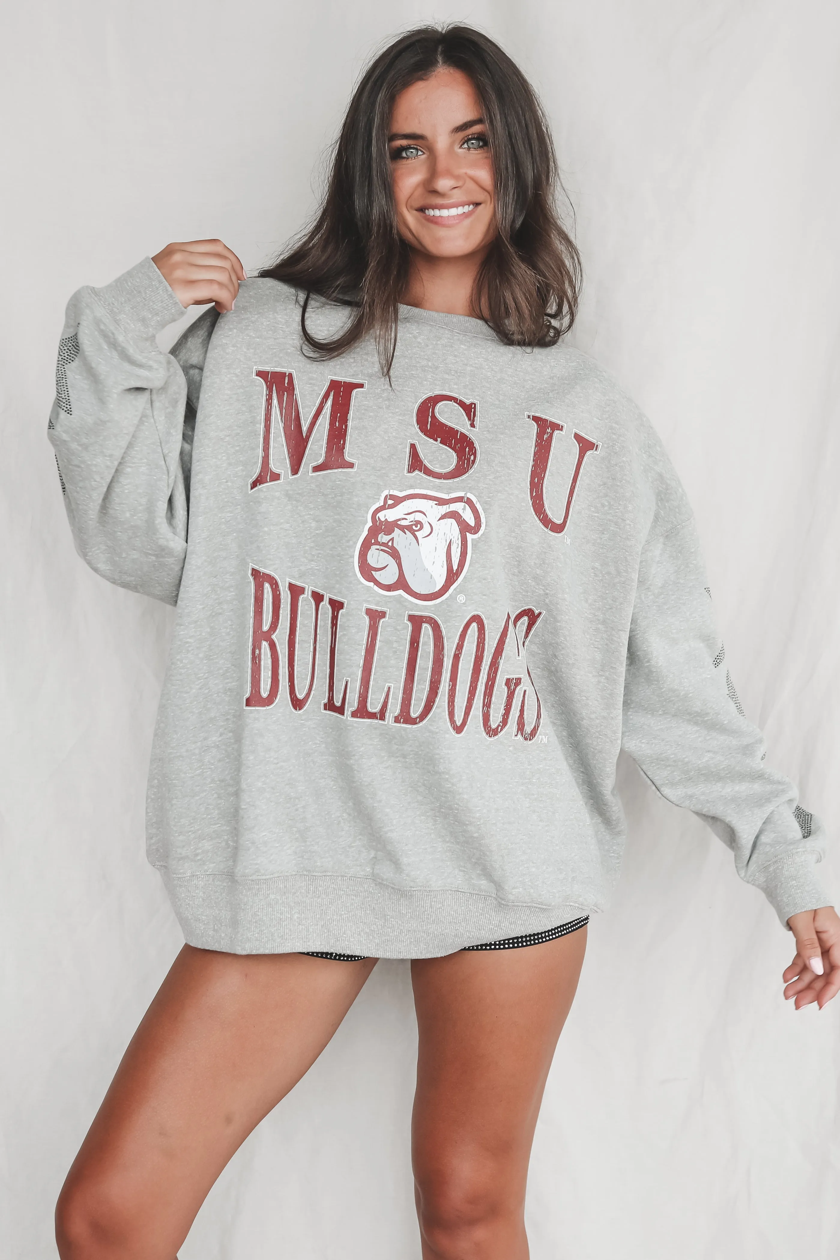 DEAL MSU Bulldogs Gray Game Day Pullover sold by Amazing Lace product image thumbnail 2
