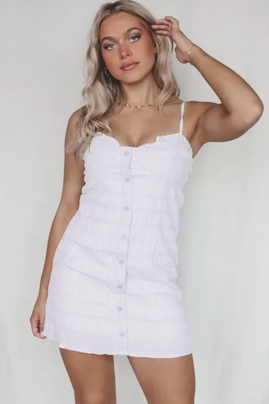 Let The Flowers Bloom Lilac Dress sold by Amazing Lace