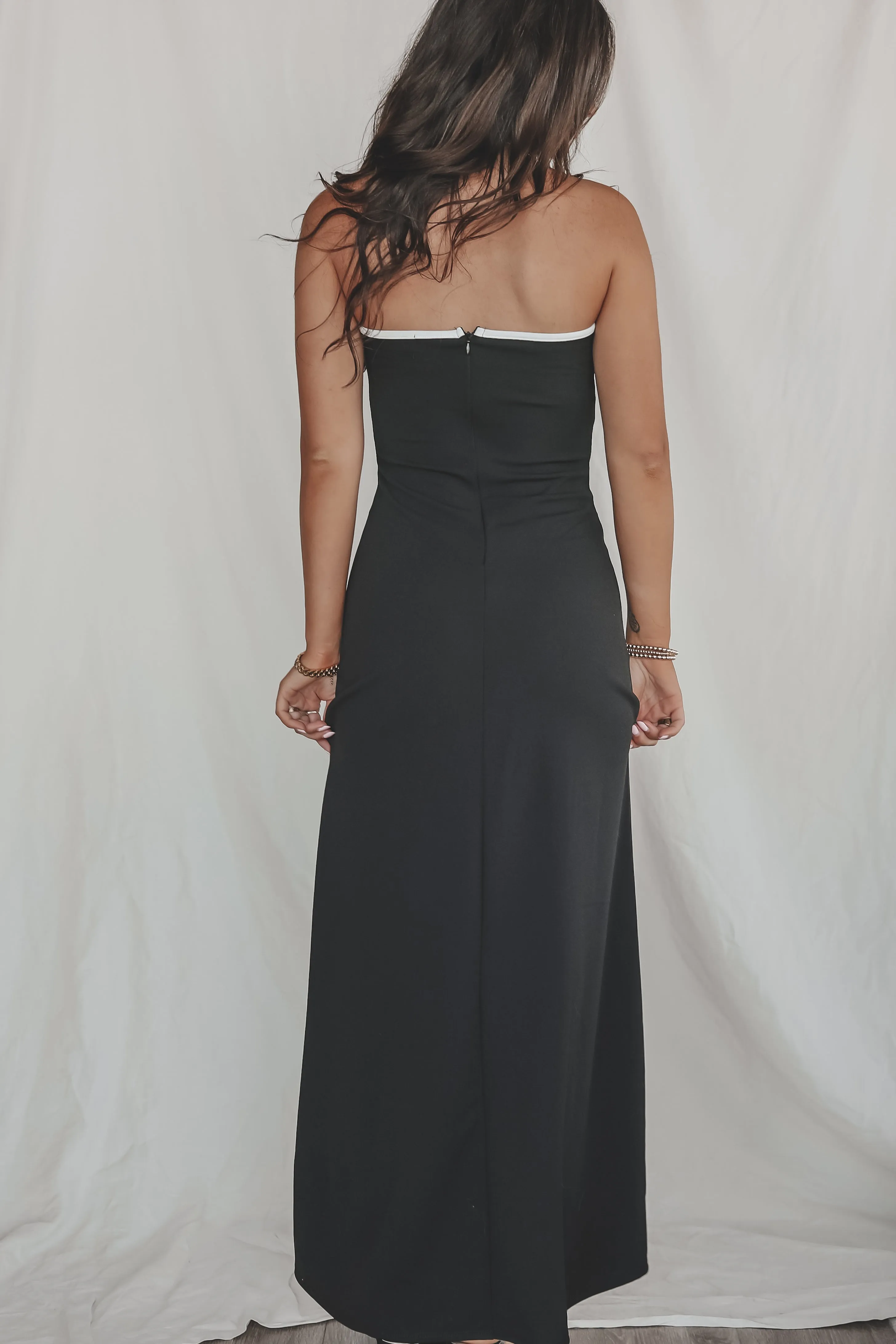 A Formal Affair Black Maxi Dress sold by Amazing Lace product image thumbnail 4