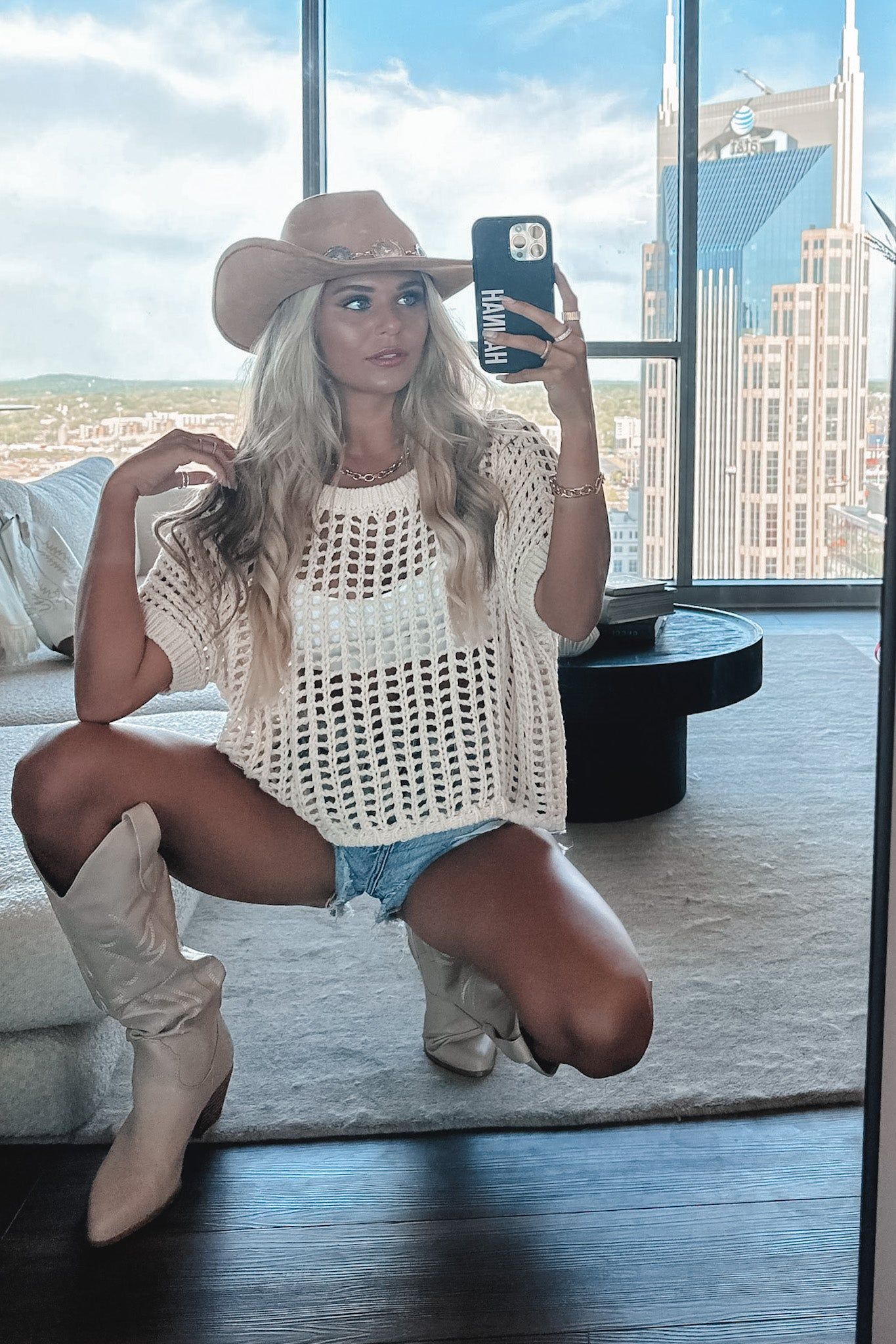 Come On In Crochet Knit Top sold by Amazing Lace product image thumbnail 5