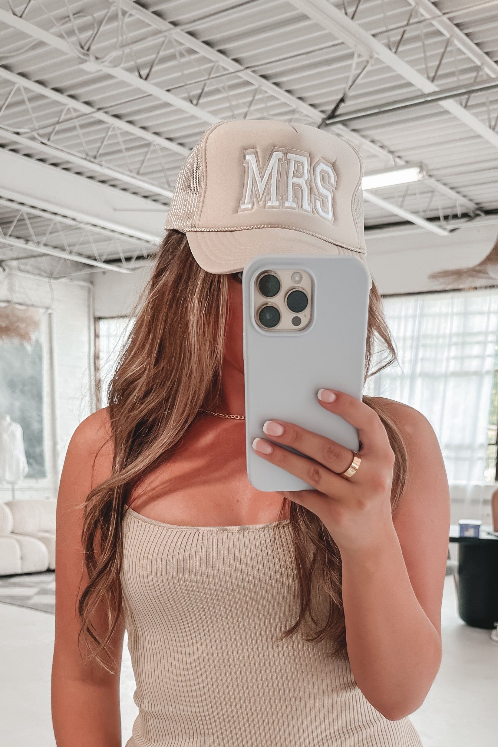 FRIDAY + SATURDAY Mrs Trucker Hat sold by Amazing Lace