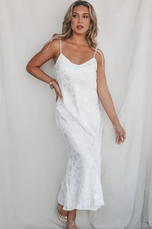 DEAL SHOW ME YOUR MUMU Uptown White Slip Dress sold by Amazing Lace