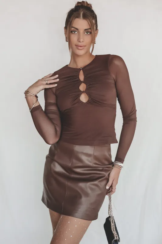 DEAL MINKPINK Allure Mesh Cutout Top sold by Amazing Lace