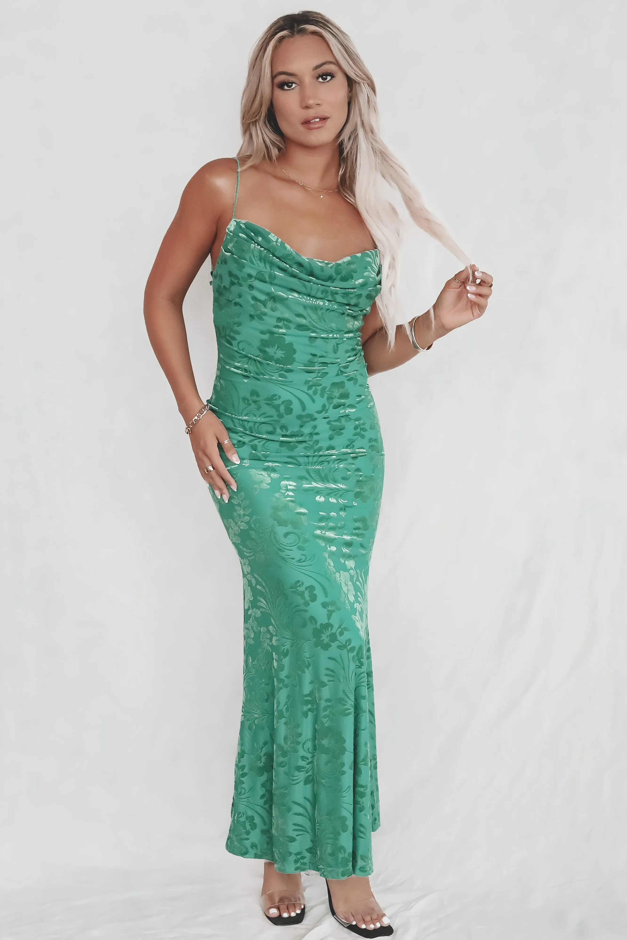 I Do Too Emerald Maxi Dress sold by Amazing Lace