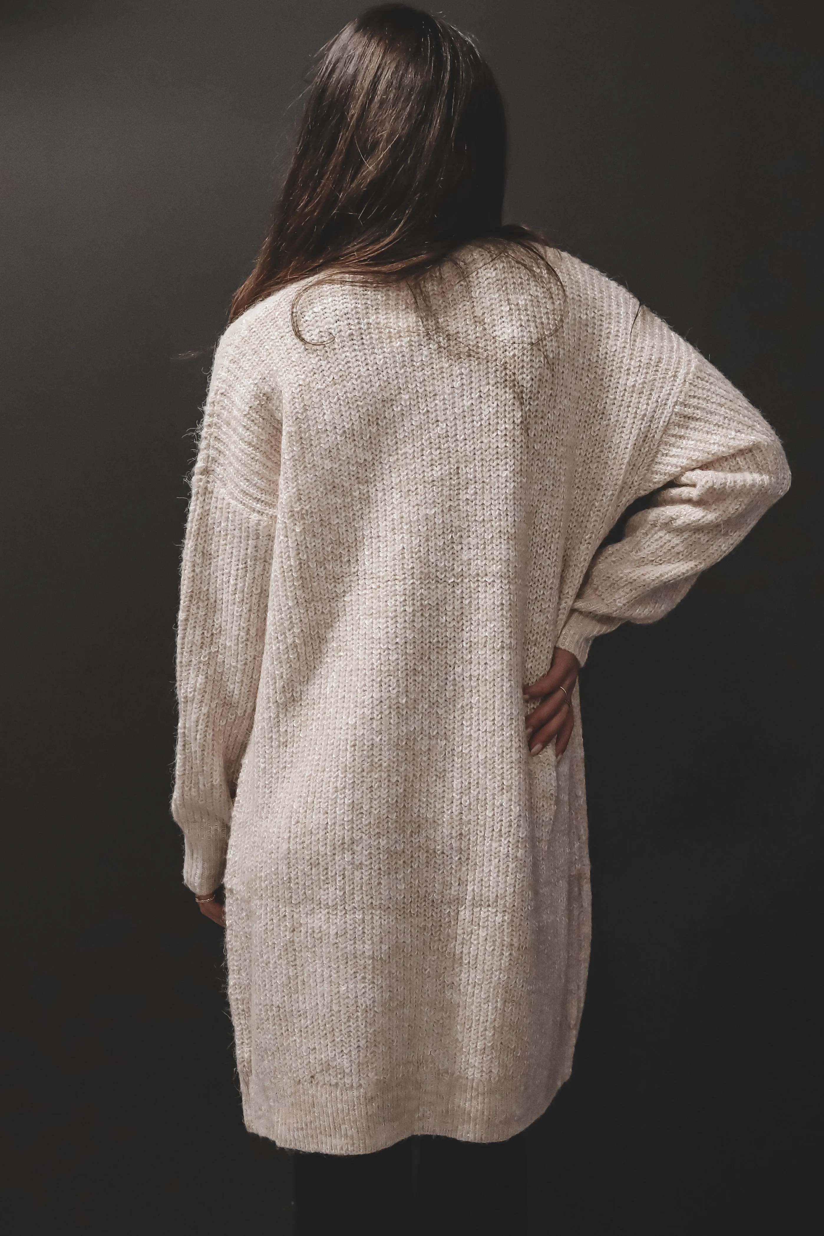 SADIE & SAGE Imogen Oatmeal Cardigan sold by Amazing Lace product image thumbnail 3