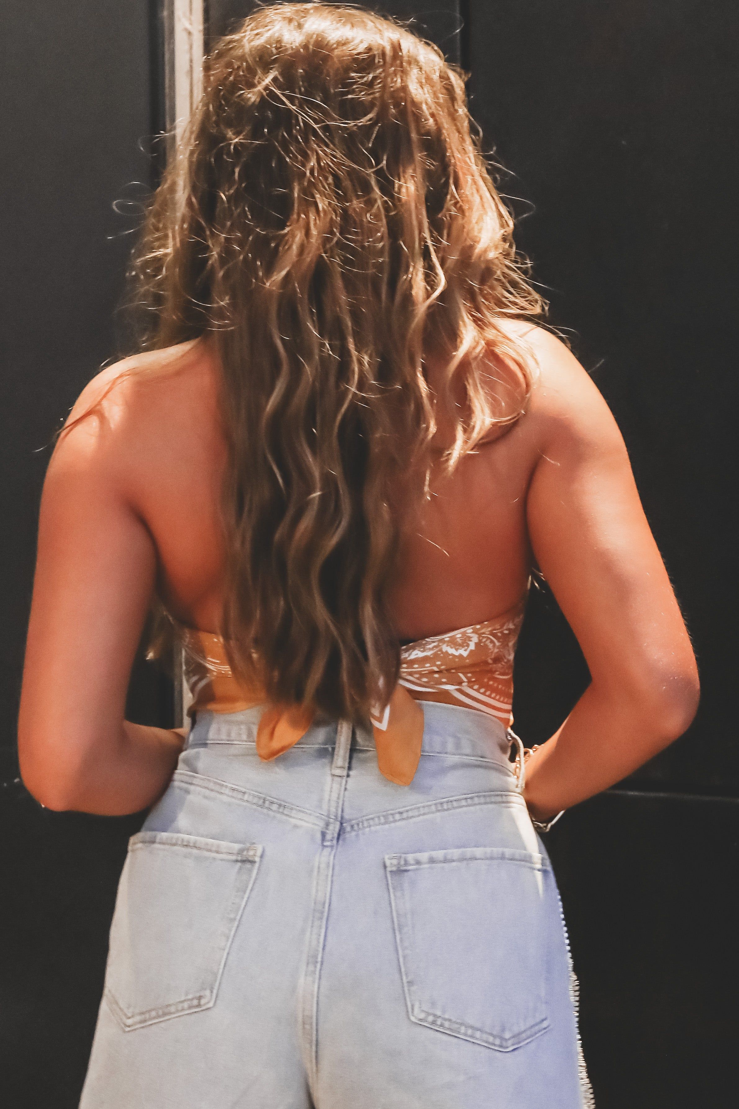 Better Than The Next Bandana Rhinestone Fringe Top sold by Amazing Lace product image thumbnail 4