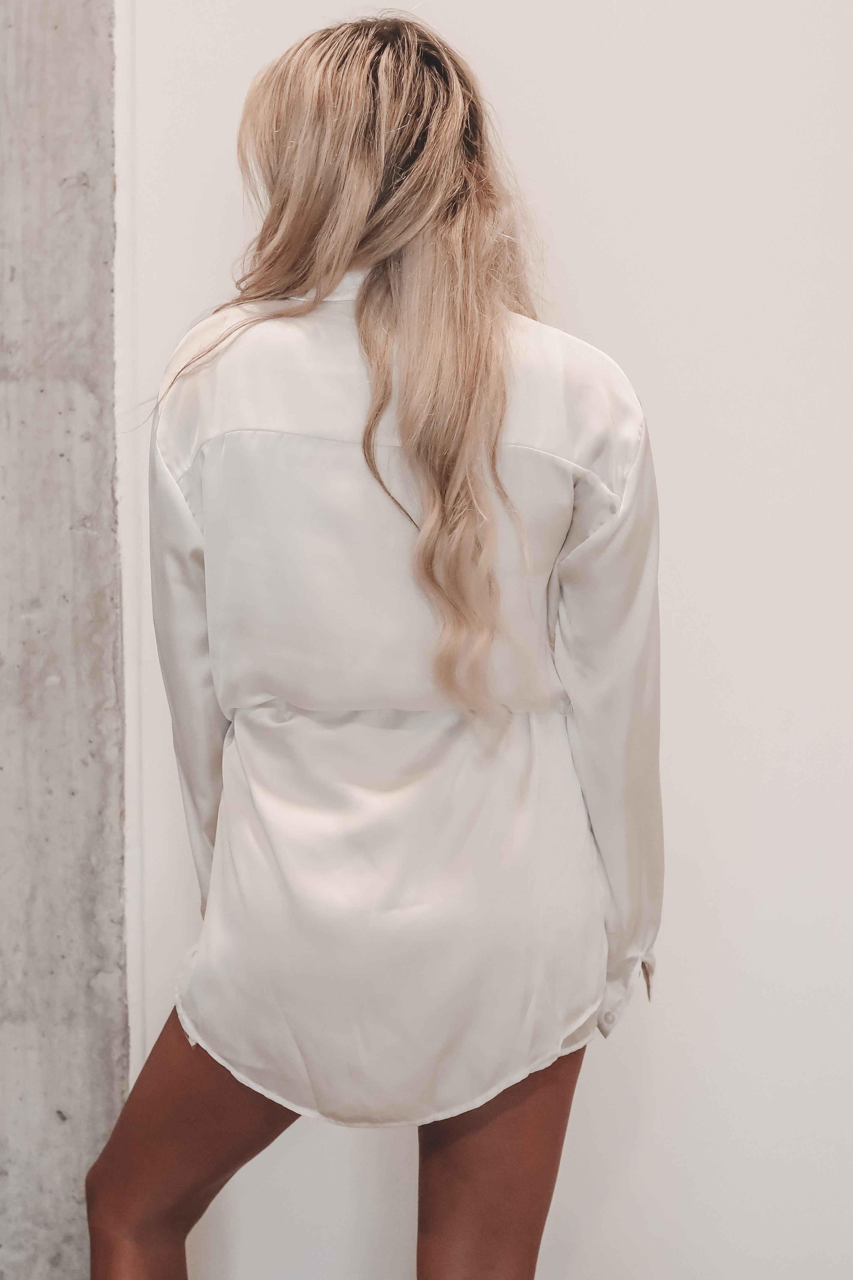 So Here For This Satin Button Up Romper Dress sold by Amazing Lace product image thumbnail 23