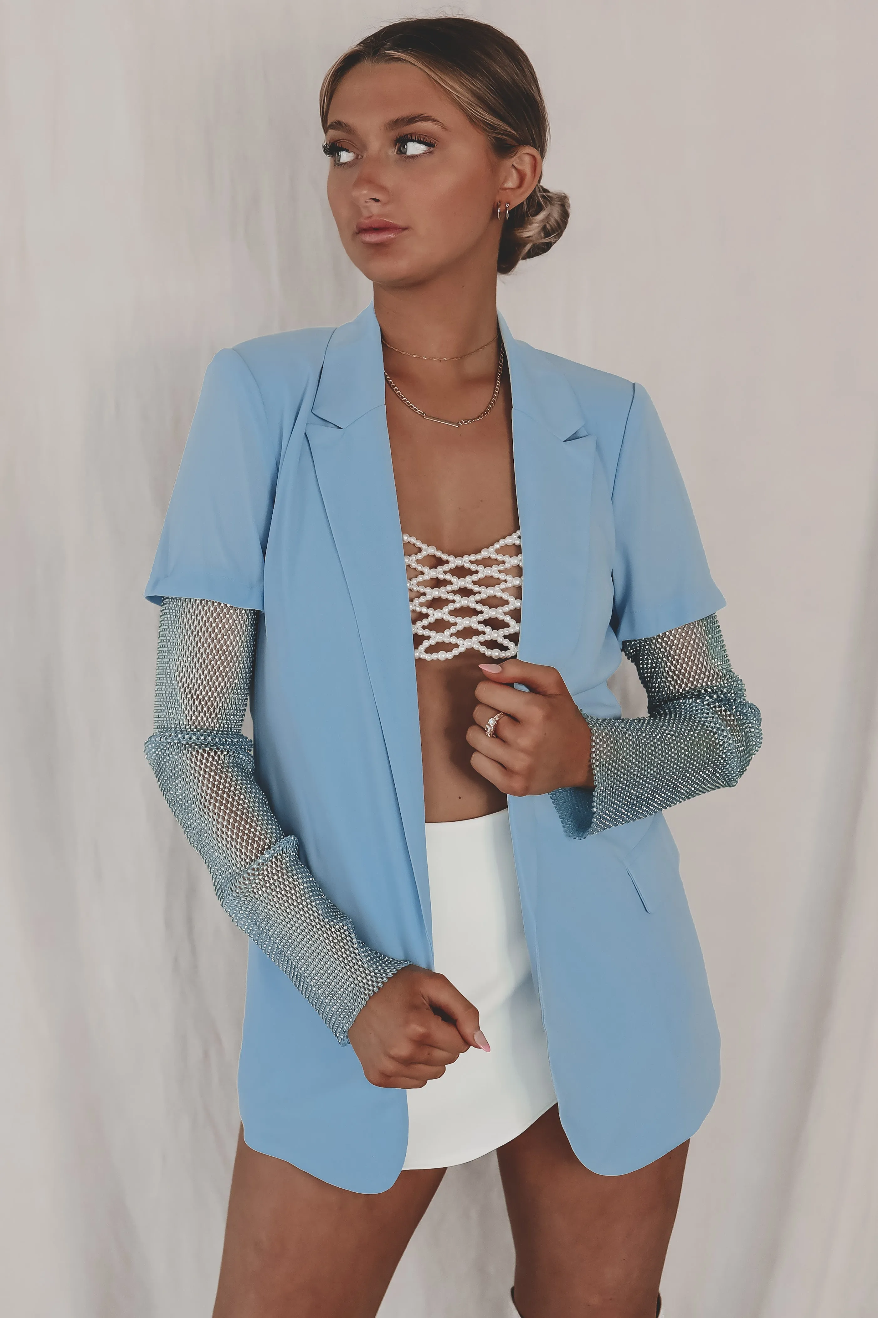DEAL I Will Work But I Will Sparkle Blazer sold by Amazing Lace product image thumbnail 4