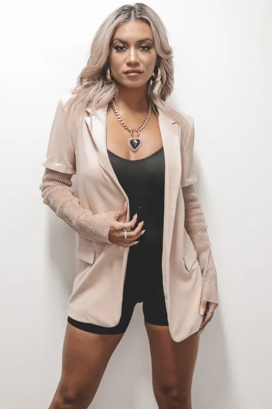 DEAL I Will Work But I Will Sparkle Blazer sold by Amazing Lace