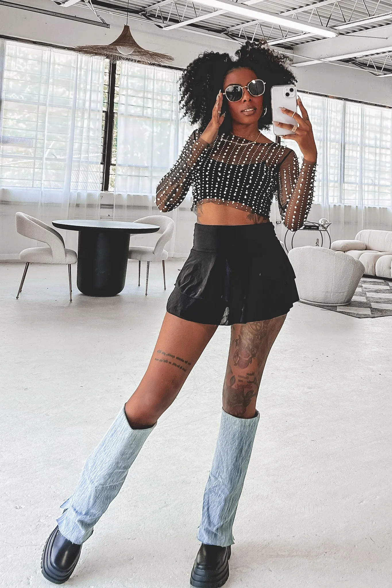 DEAL Bad Girl Denim Black Boots sold by Amazing Lace product image thumbnail 2