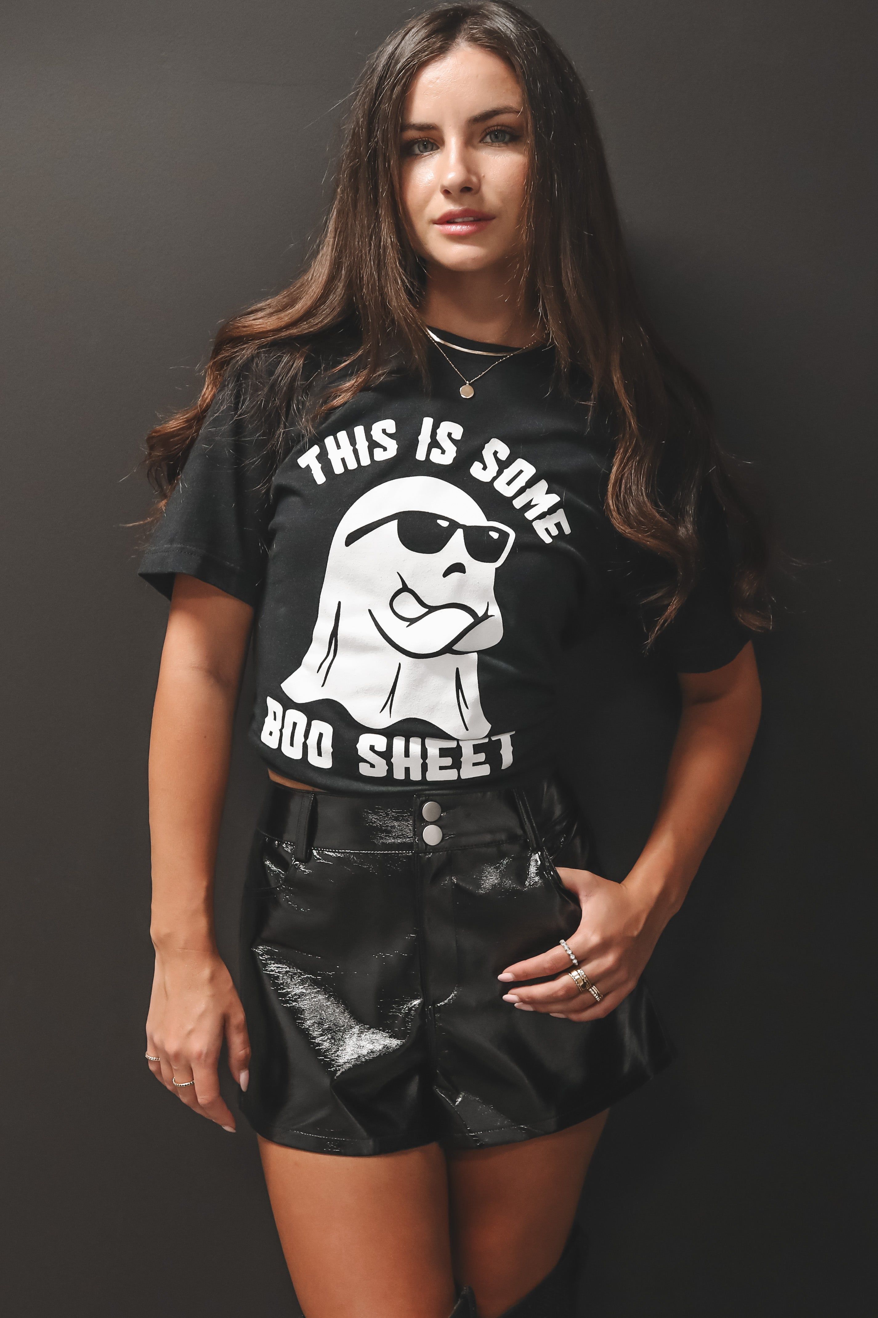 Boo Sheet Ghost Graphic Tee sold by Amazing Lace product image thumbnail 2