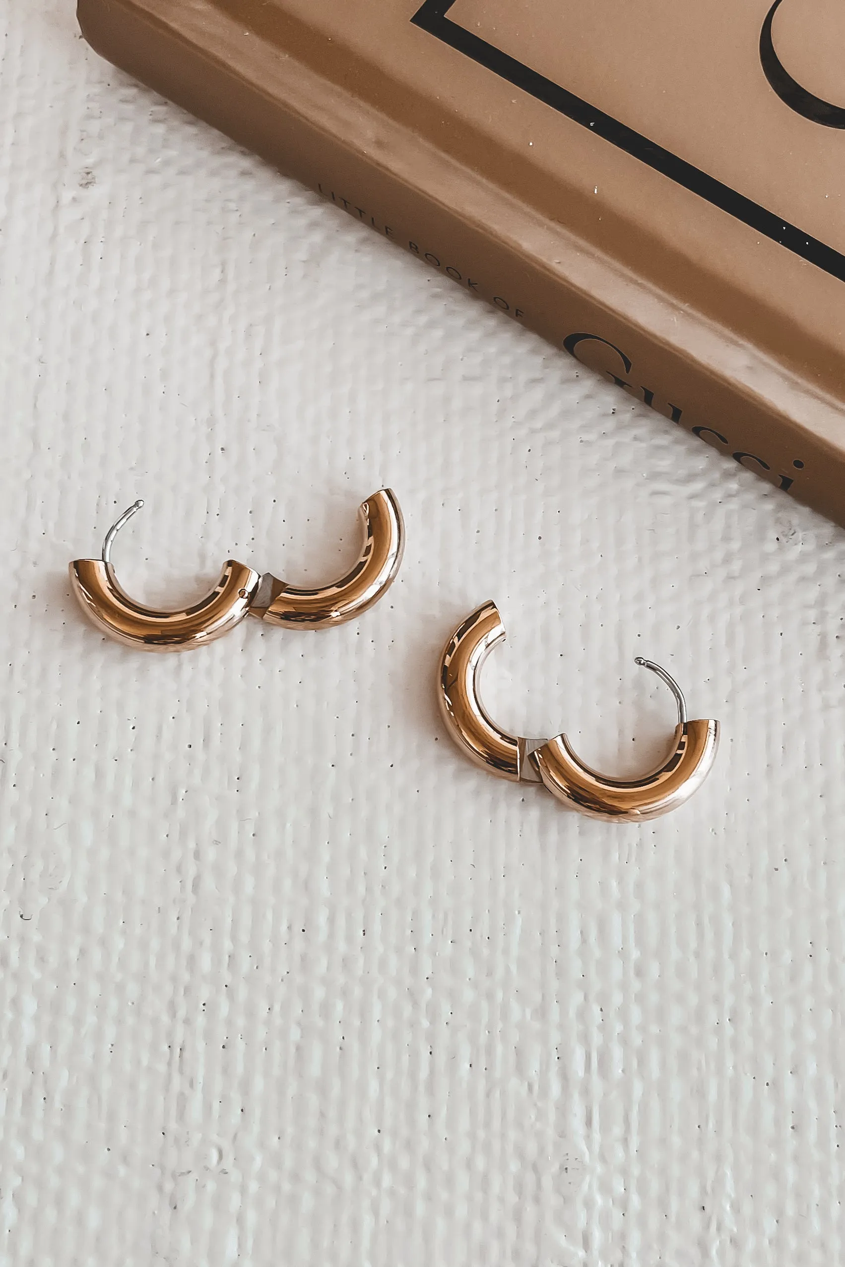DEAL An Easy Slay 18k Gold Chunky Hoops sold by Amazing Lace product image thumbnail 4