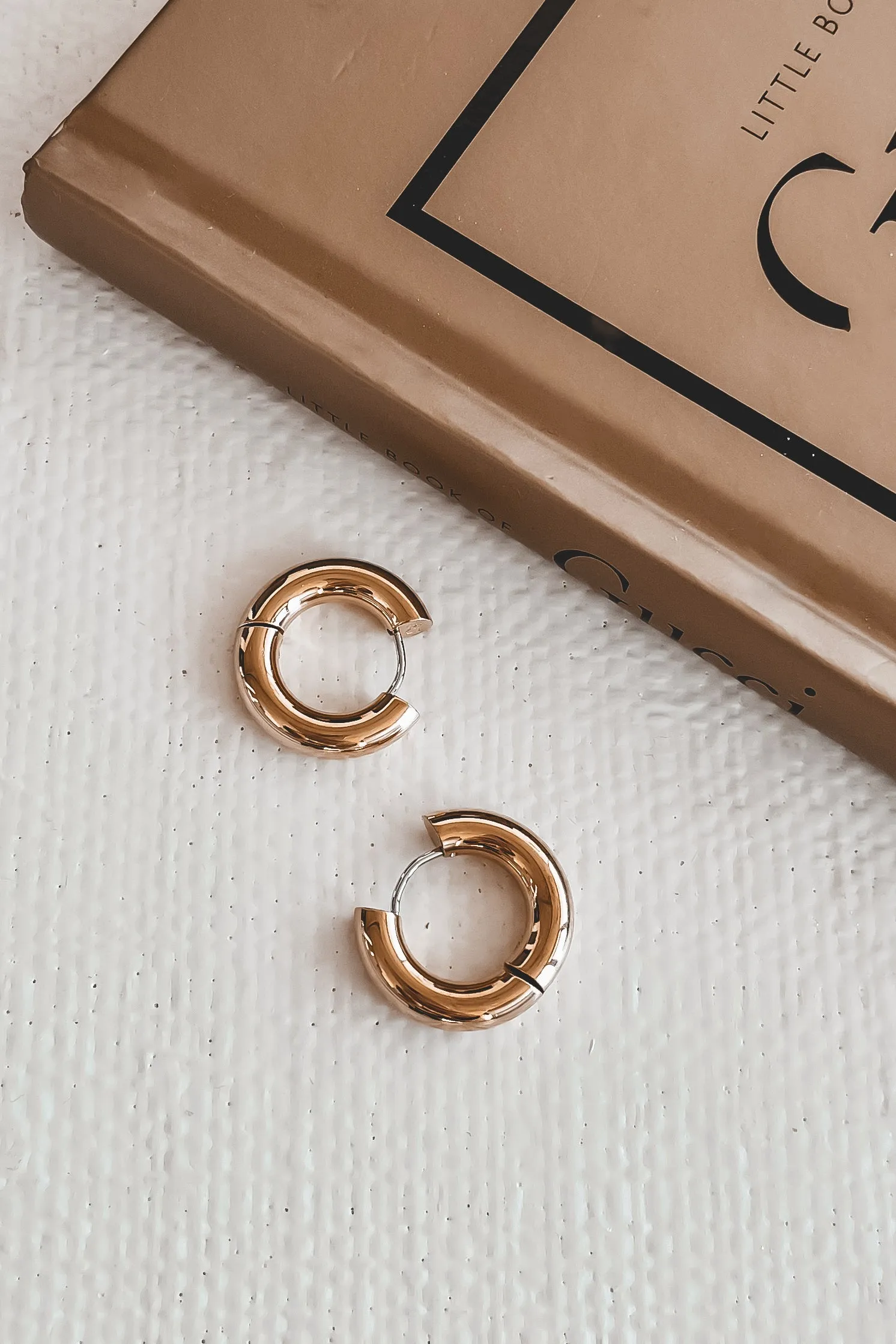 DEAL An Easy Slay 18k Gold Chunky Hoops sold by Amazing Lace product image thumbnail 3