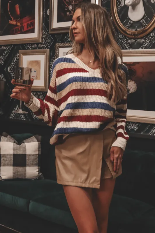 DEAL Back Home Striped Sweater sold by Amazing Lace