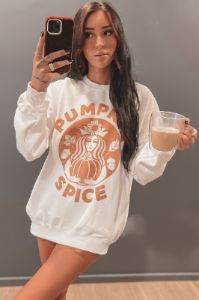 Pumpkin Spice Pullover Top sold by Amazing Lace