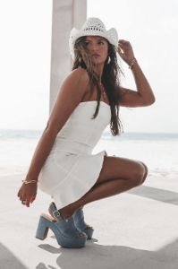 Down For The Denim Platform Heels sold by Amazing Lace