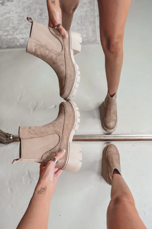 Hiking Chic Suede Short Boot sold by Amazing Lace