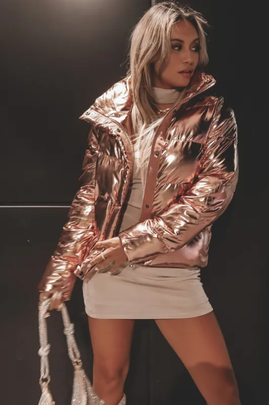 BUDDYLOVE Addison Metallic Puffer Jacket sold by Amazing Lace