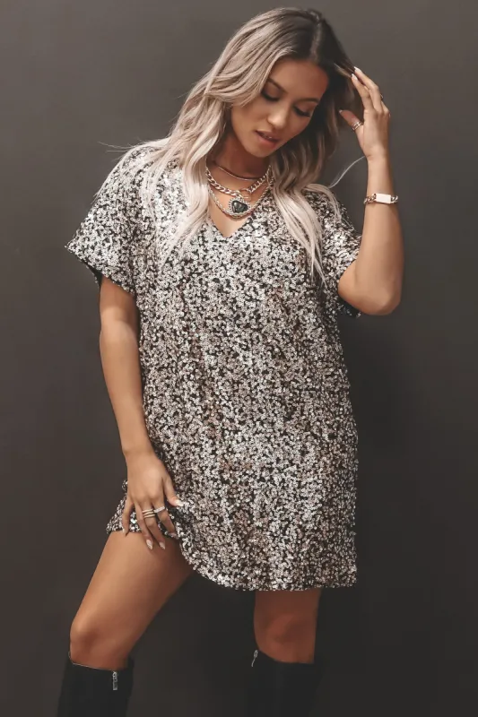 Say My Name Say My Name Sequins Dress sold by Amazing Lace