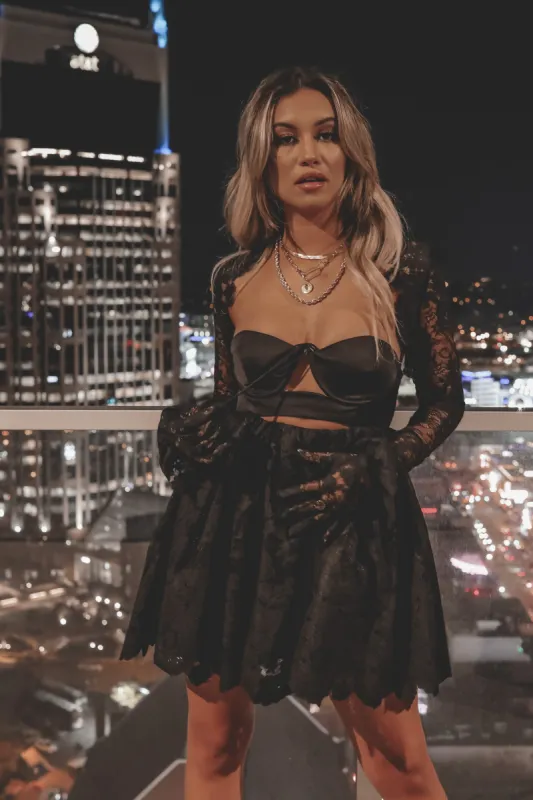 FOR LOVE & LEMONS Regina Mini Dress sold by Amazing Lace