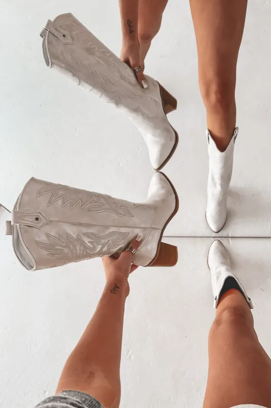 MIA Taley Pearl Silver Western Boot sold by Amazing Lace