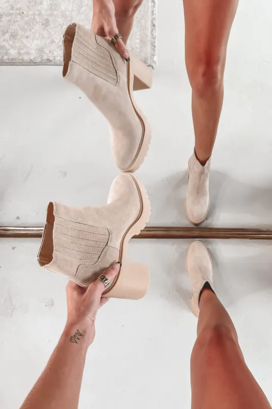 DOLCE VITA Caster H2O Dune Platform Booties sold by Amazing Lace