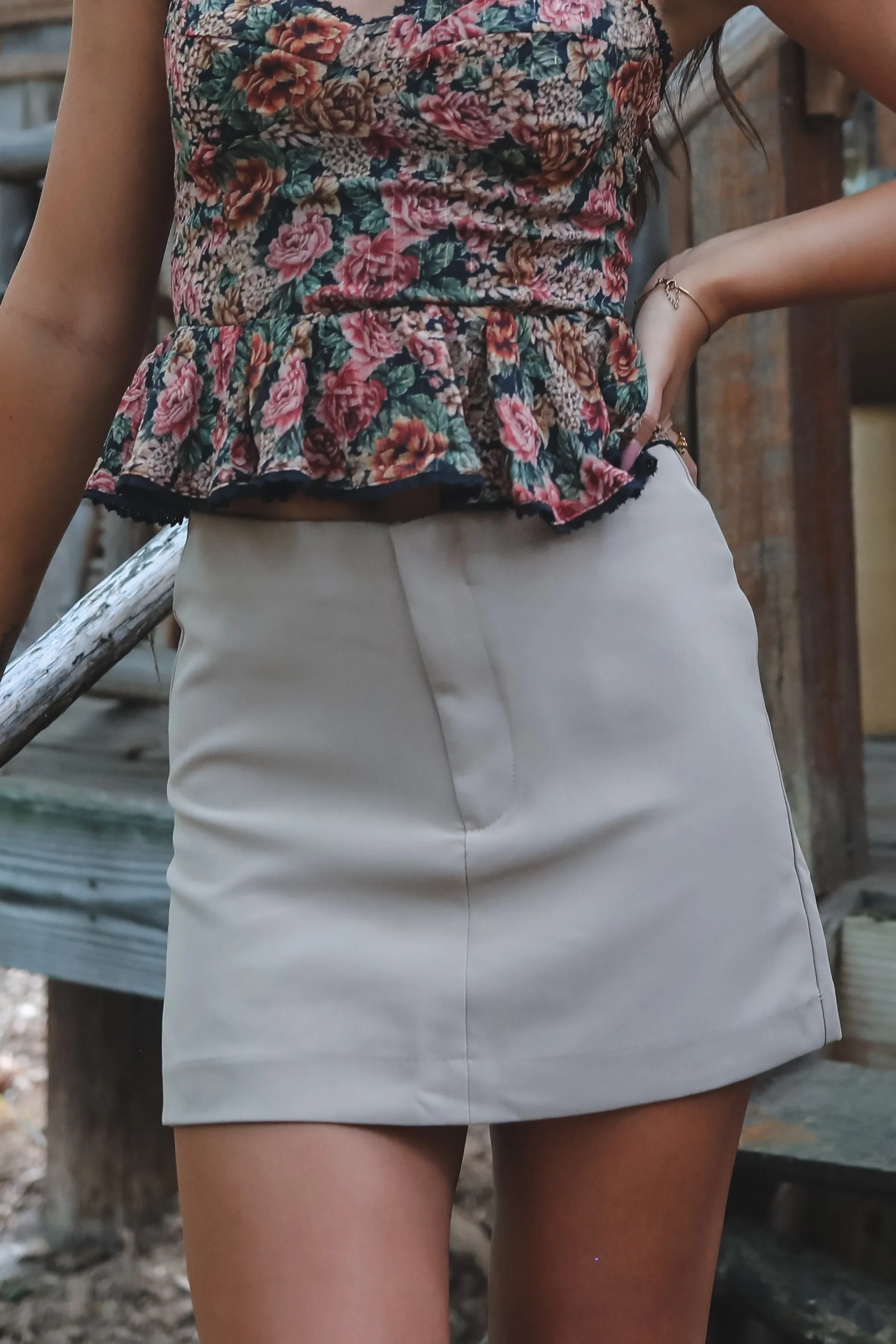 DEAL Talk Later Mini Skort sold by Amazing Lace