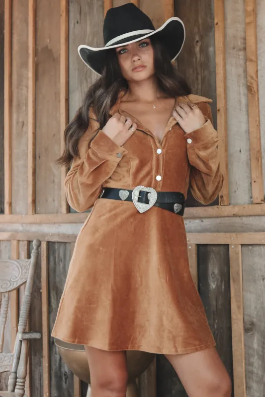 DEAL SADIE & SAGE Morrison Cord Shirt Mini Dress sold by Amazing Lace