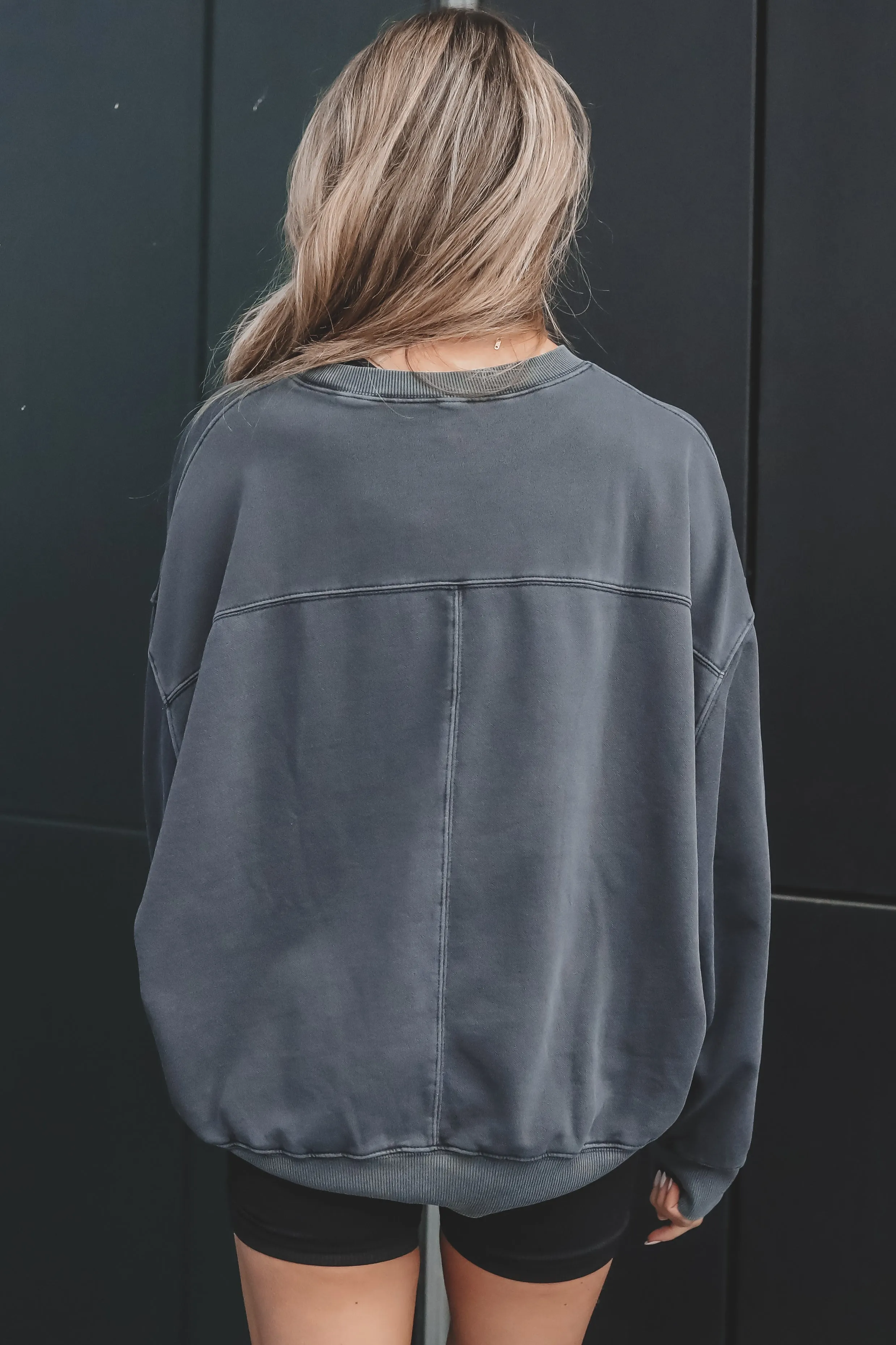 DEAL Cool Girl Chill Charcoal Pullover sold by Amazing Lace product image thumbnail 4