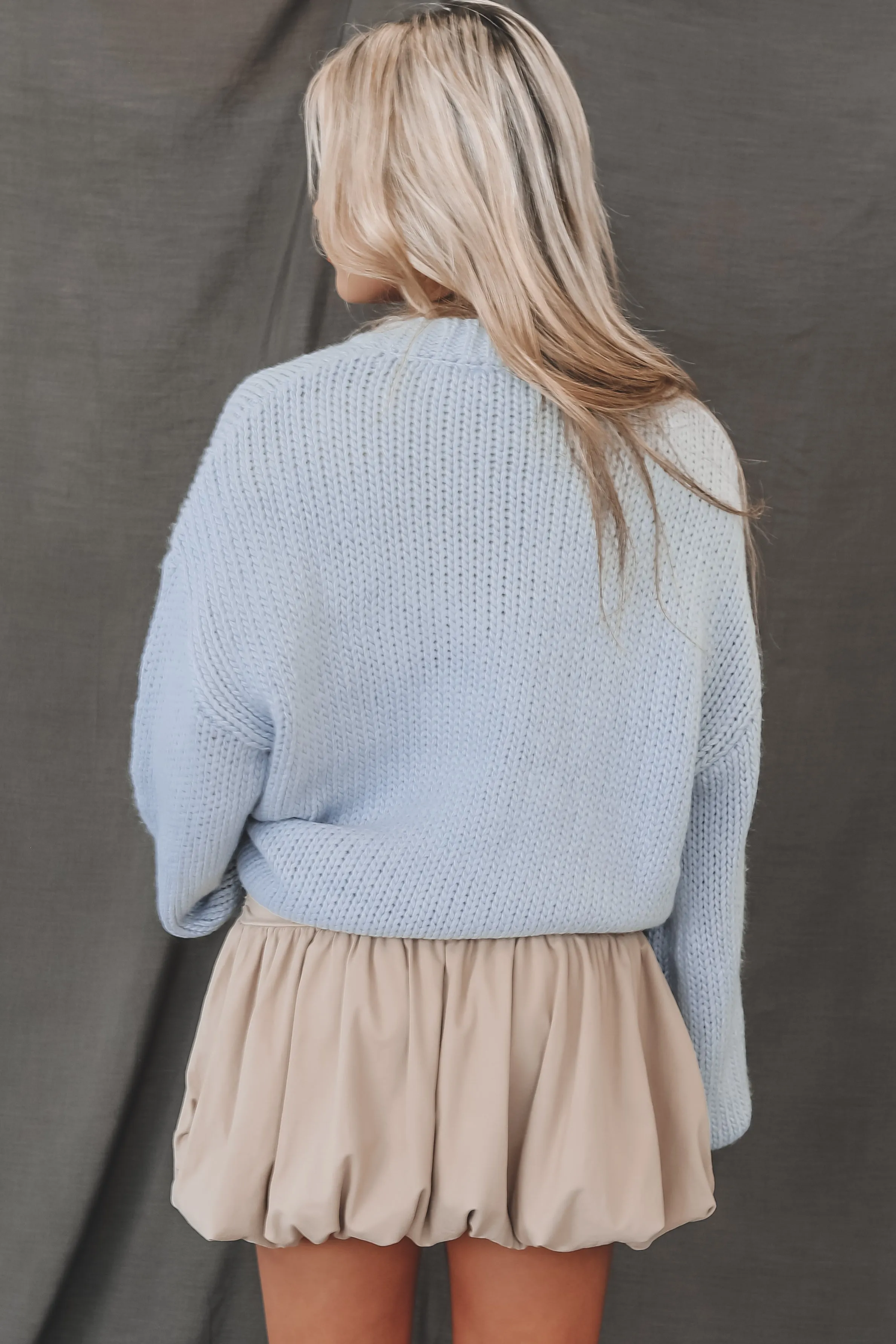 DEAL It’s A Cowgirl Thing Knit Light Blue Sweater sold by Amazing Lace product image thumbnail 2