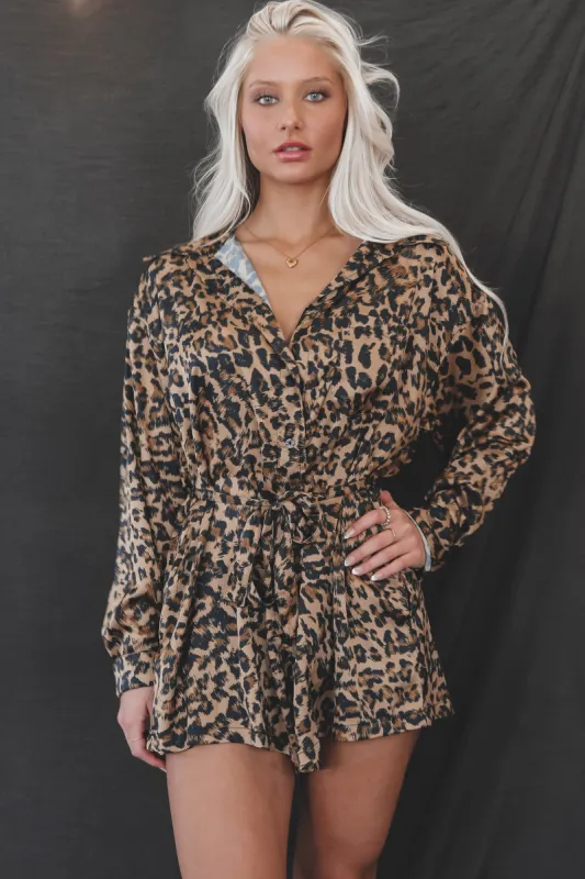 Did We Just Become Bestfriends Leopard Romper sold by Amazing Lace