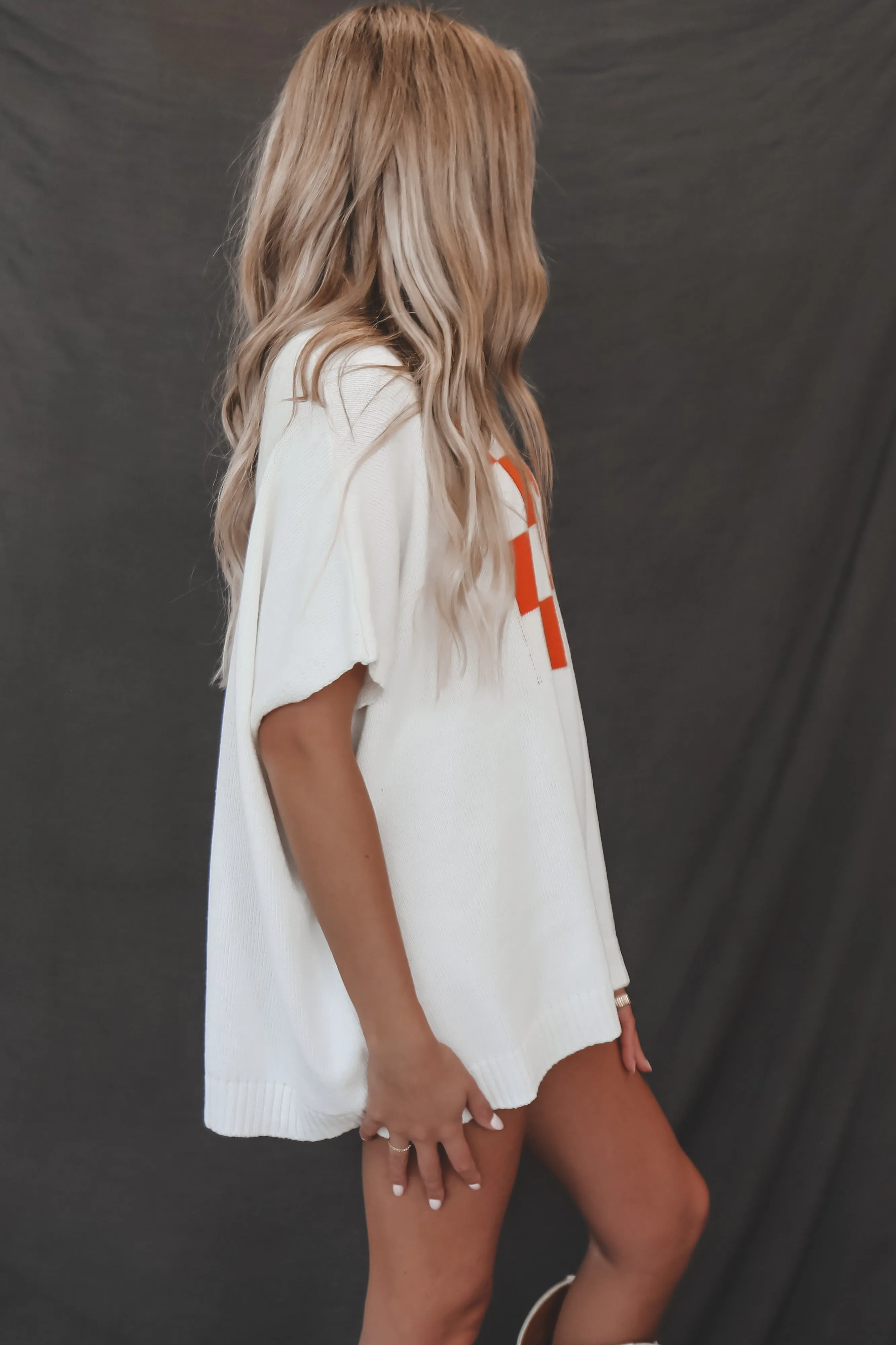 DEAL Tennessee Vols Crochet Knit Short Sleeve Top sold by Amazing Lace product image thumbnail 3