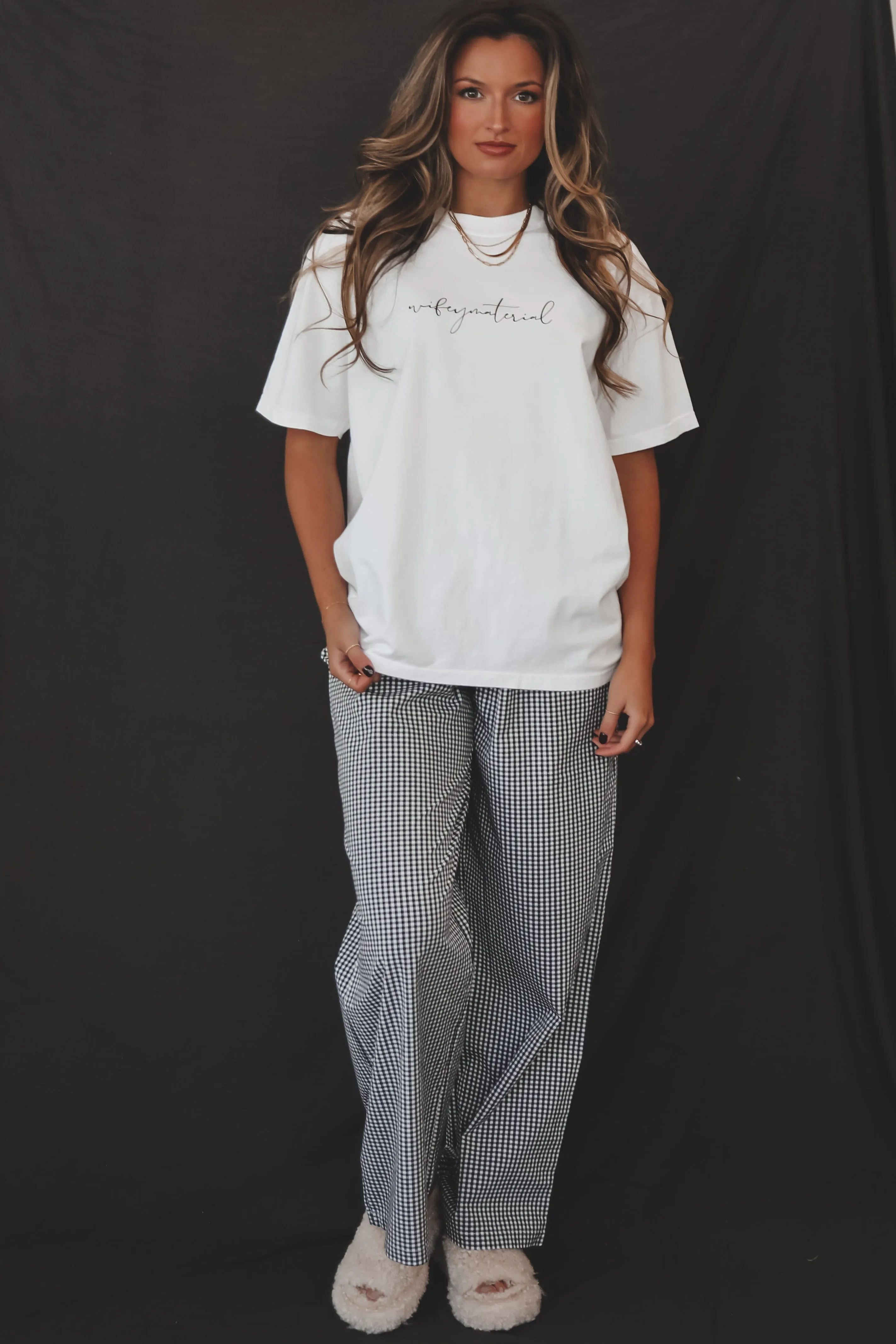 DEAL Just Call Me Wifey Material Graphic Tee. sold by Amazing Lace product image thumbnail 4