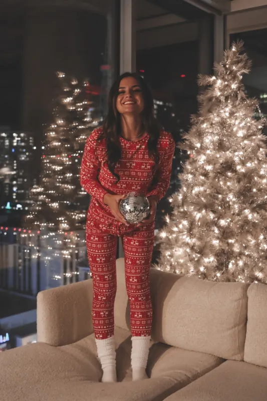 DEAL Christmas Morning Cozies Fleece Lined Pajama Jogger Set sold by Amazing Lace