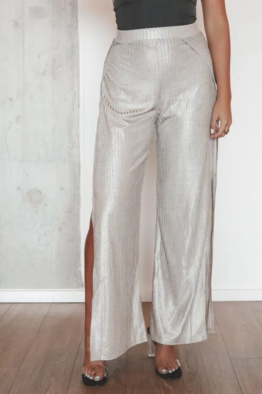 Flaunt It Light Gold Pants sold by Amazing Lace