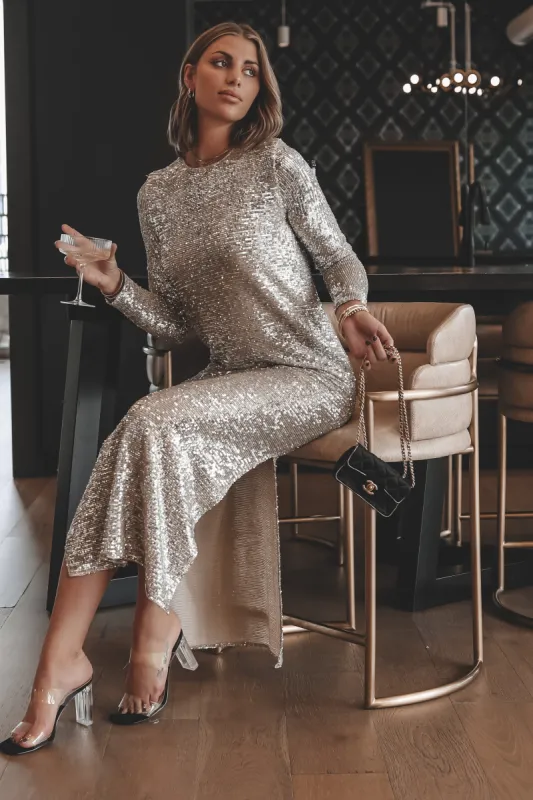 DEAL SHOW ME YOUR MUMU Maddison Platinum Dress sold by Amazing Lace