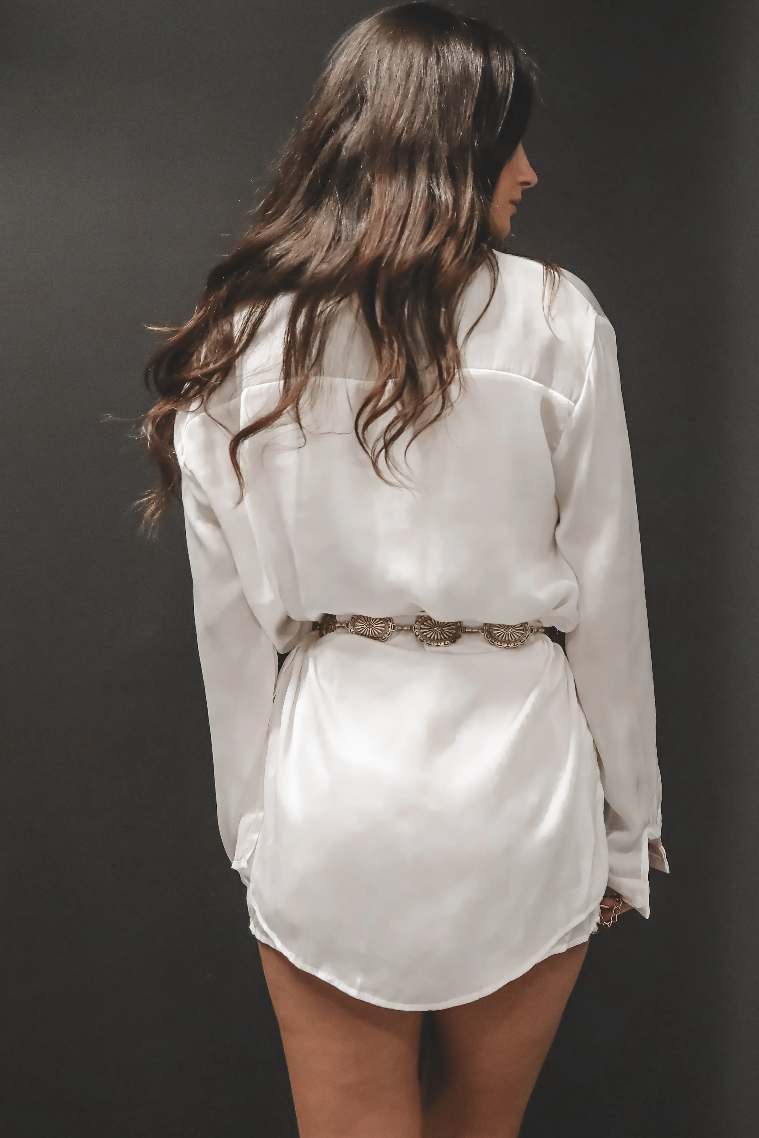 Beverly Ivory Button Up Romper Dress sold by Amazing Lace product image thumbnail 2