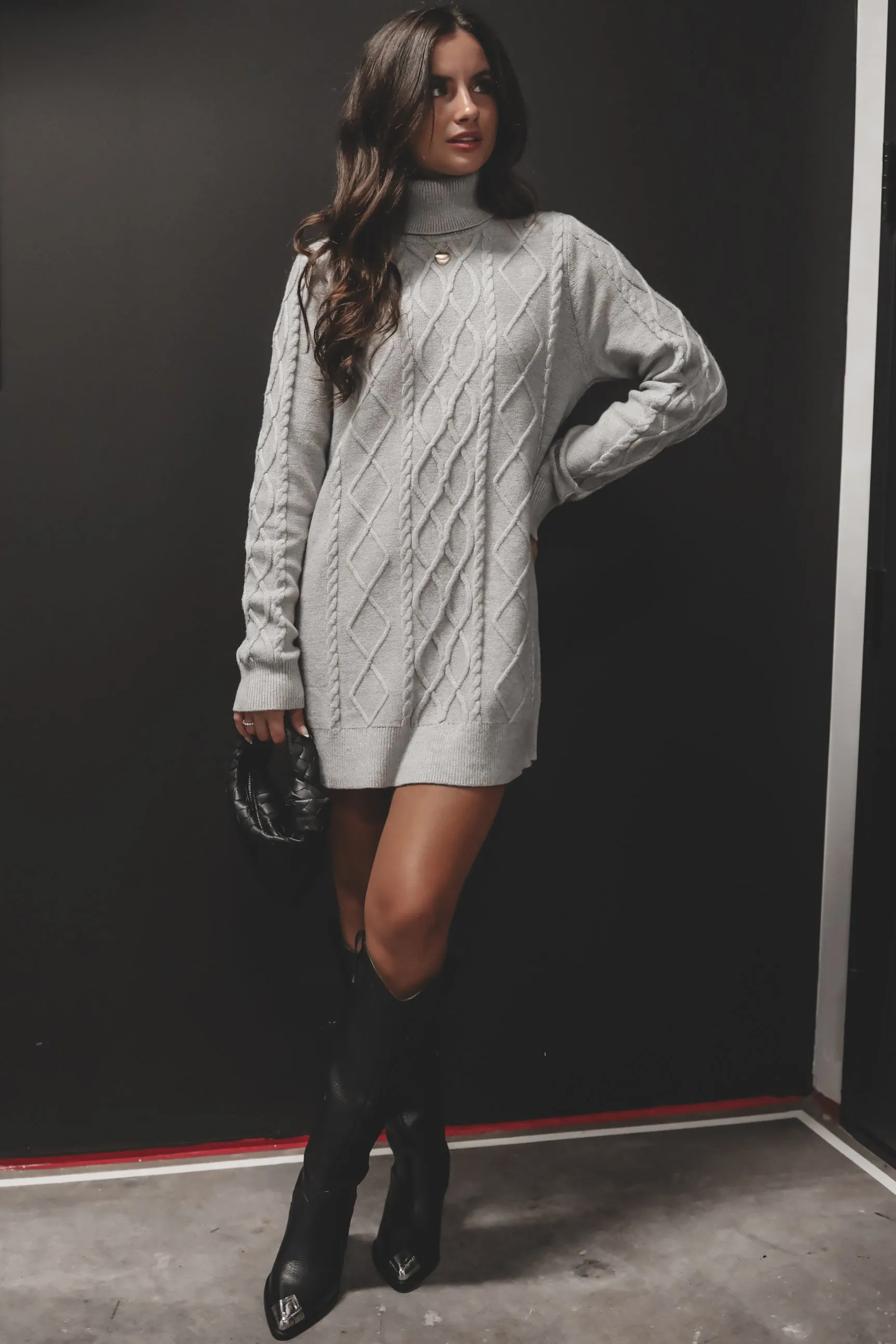 DEAL SHOW ME YOUR MUMU Montreal Mini Knit Sweater Dress sold by Amazing Lace product image thumbnail 4