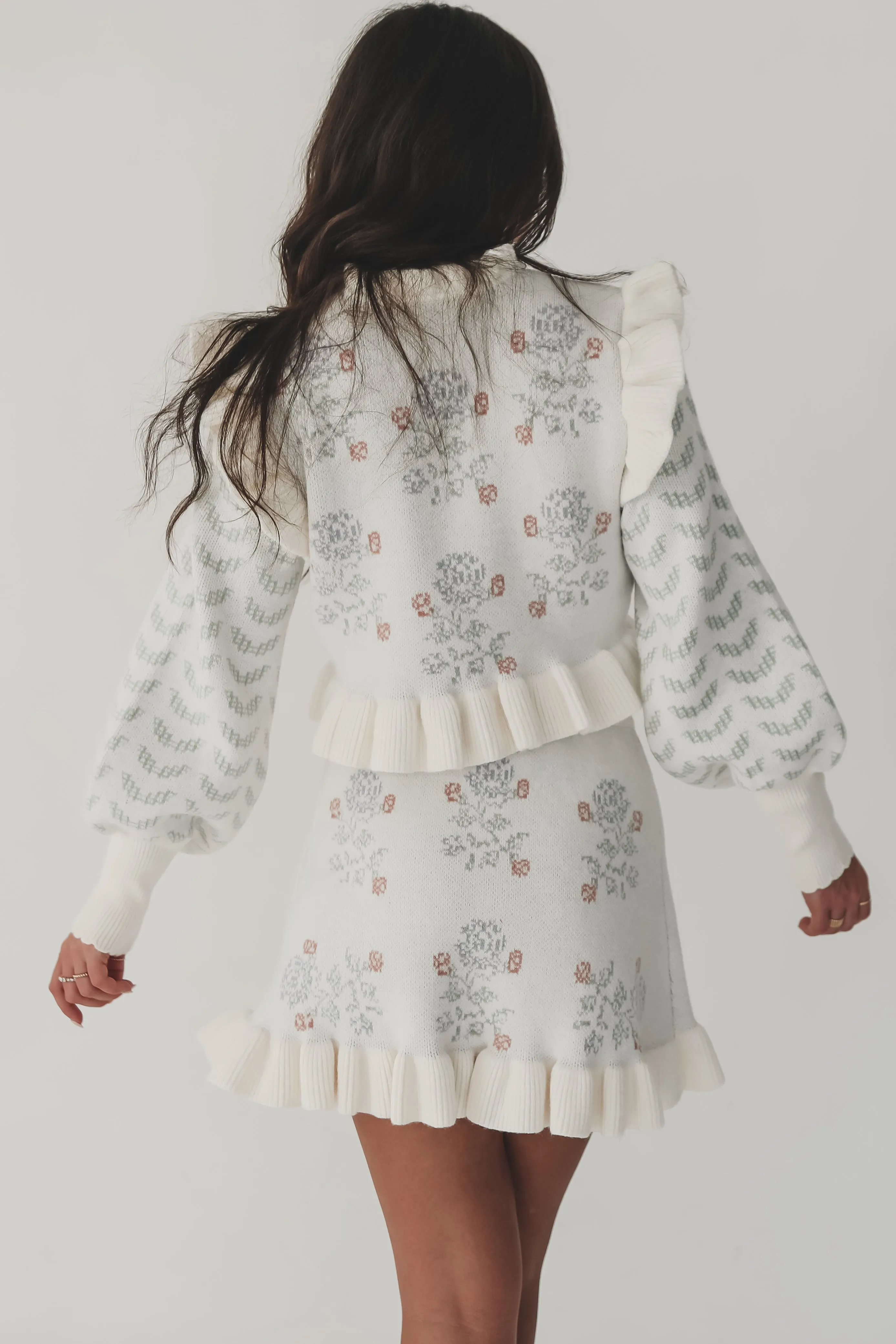 DEAL Got A Crush On You Knit Floral Sweater Set sold by Amazing Lace product image thumbnail 4