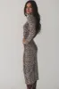 DEAL High Class Long Sleeve Leopard Midi Dress sold by Amazing Lace