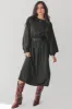 DEAL Sadie & Sage Mood Boost Black Long Sleeve Midi Dress sold by Amazing Lace
